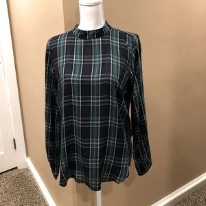 Plaid Blouse from The LOFT